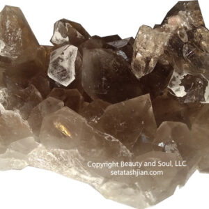 Rutilated Quartz Cluster